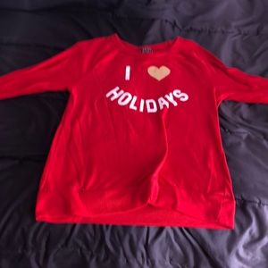 I heart holidays sweater